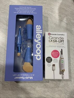 alleyoop 4-in-1 Makeup Brush Set - Blue